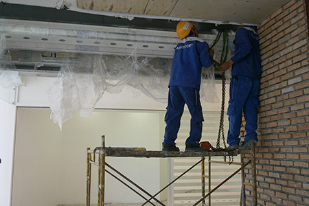 cách lắp đặt cửa cuốn