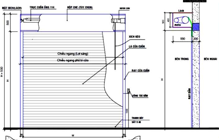 Cách lắp đặt cửa cuốn và những lưu ý khi lắp đặt cửa cuốn giá rẻ